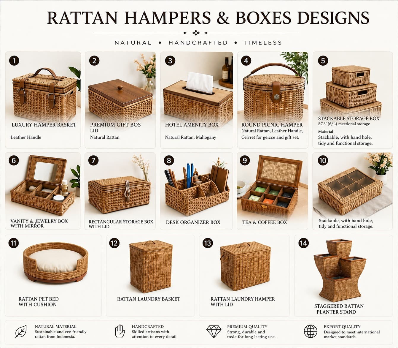 Rattan Hampers & Baskets catalog