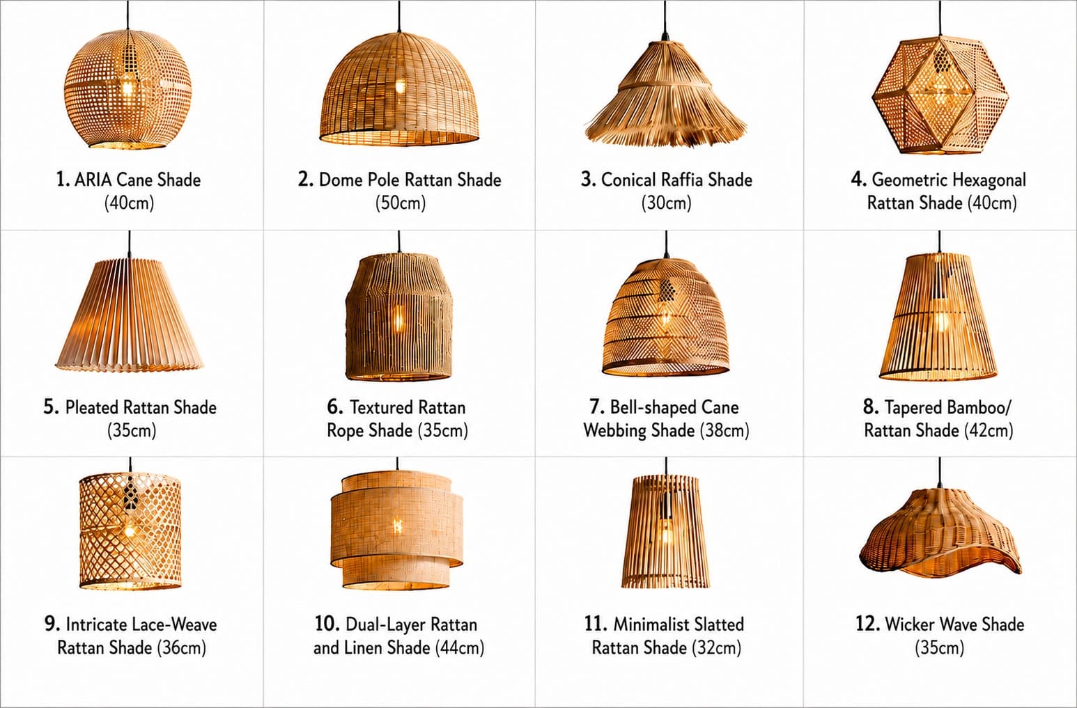 Rattan Lamp Shades catalog